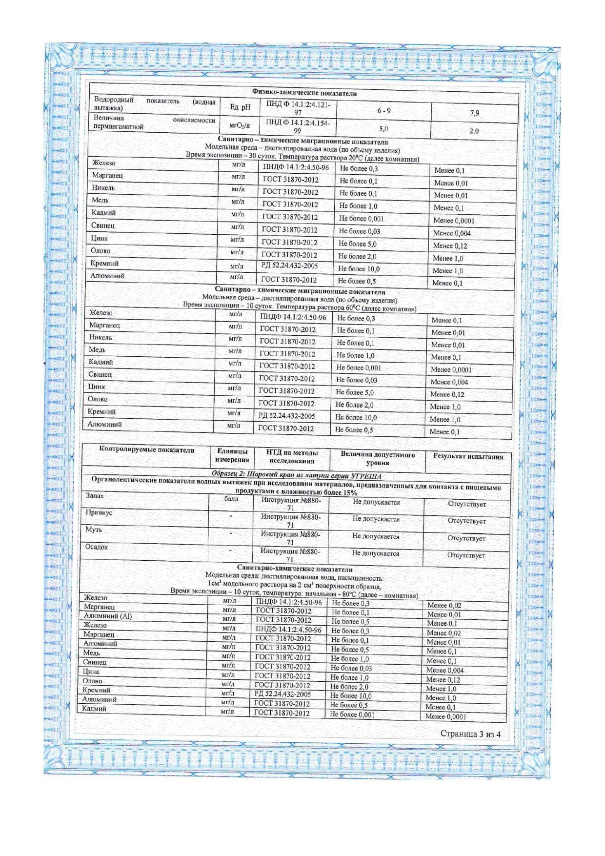 Латунные шаровые краны серии УГРЕША