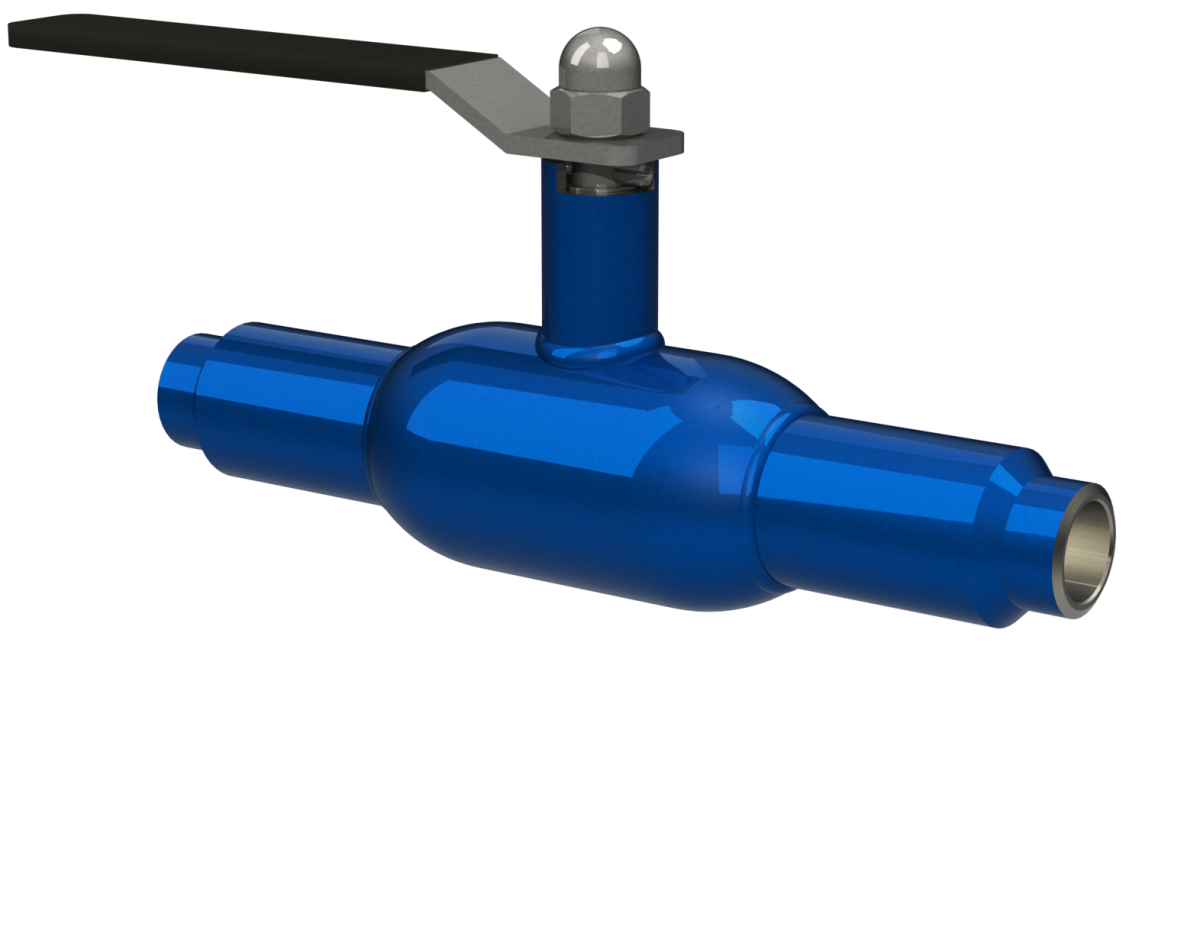 Кран приварной, редуцированный DN15, DN20, DN25